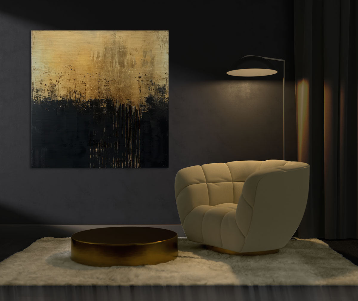 Golden Fall - Aluminium + Varnish