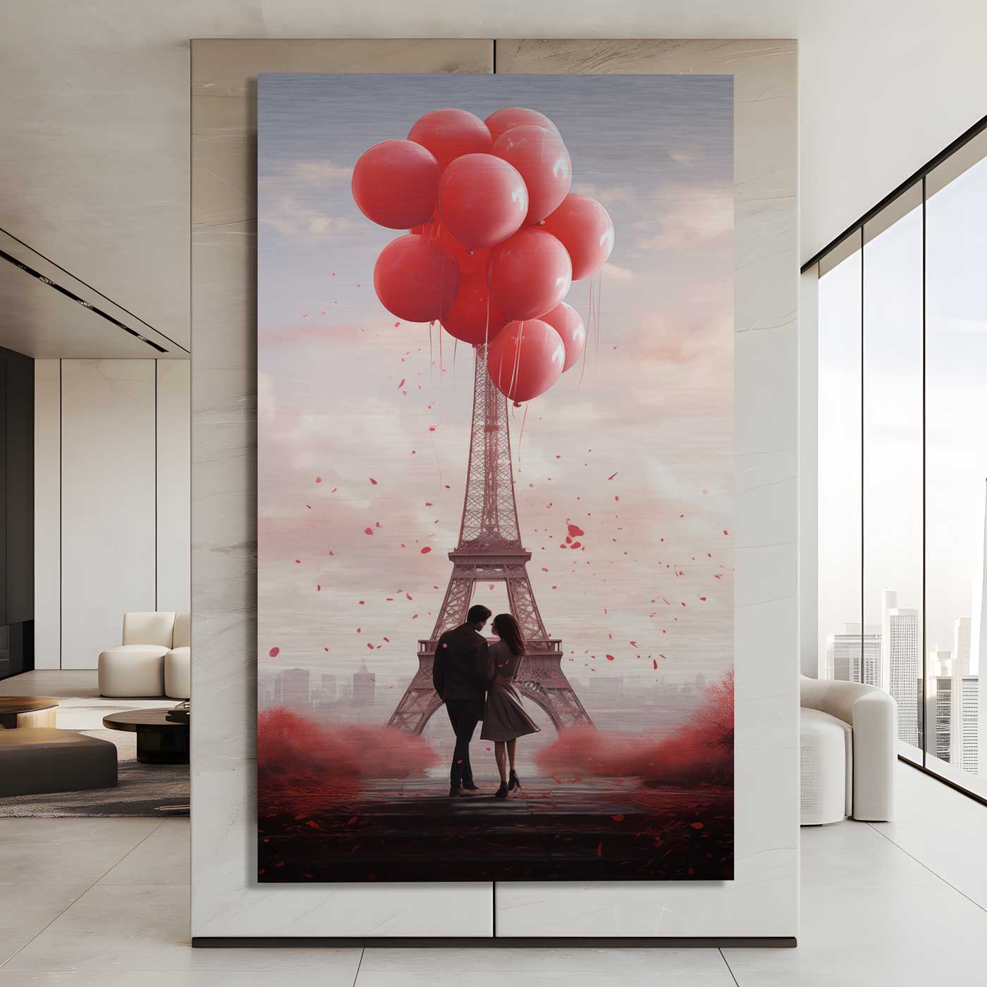 Paris Balloons - Aluminium Print