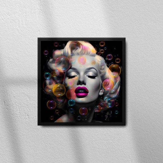 Bubble Monroe - Canvas Print