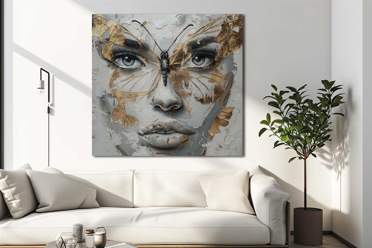 Golden Gaze - Aluminum + Varnish
