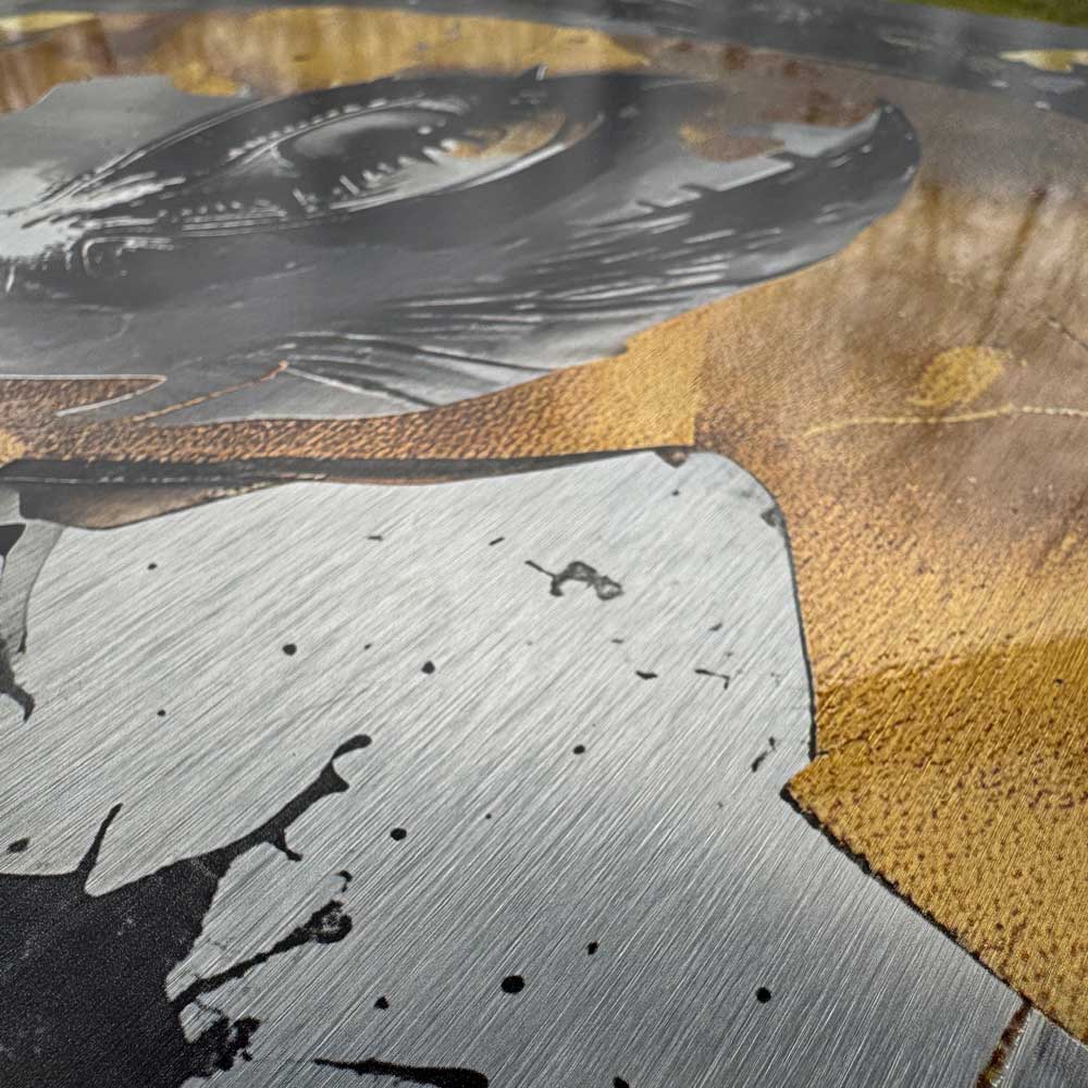 Abstract Butterfly - Aluminium + Varnish