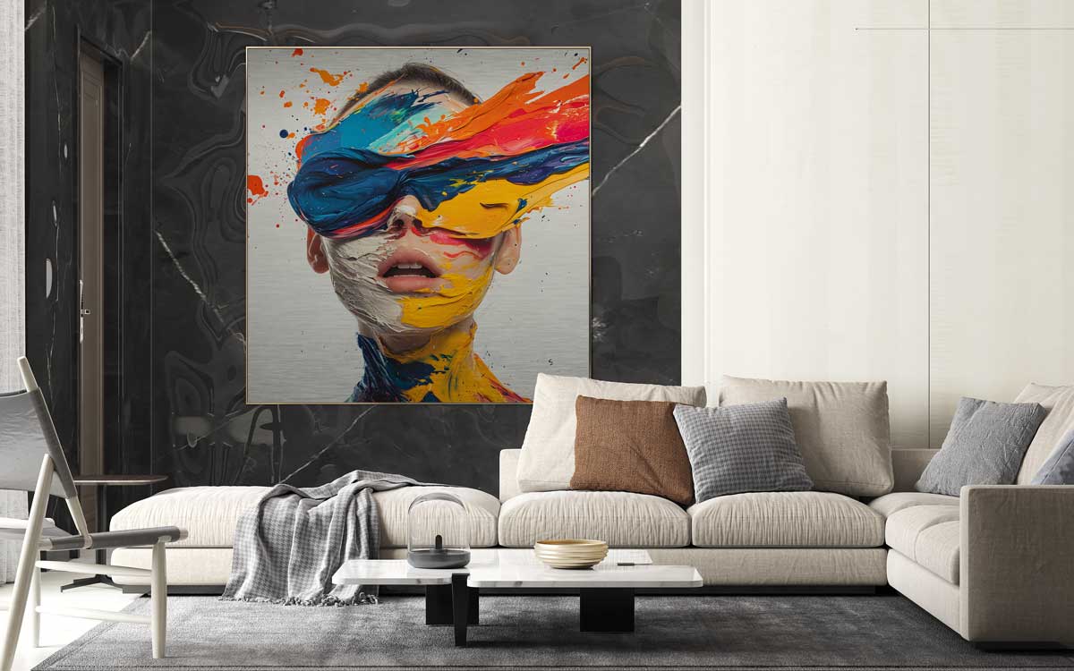 Color Splash - Aluminum Print
