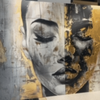 Duality Qeen - Aluminium + Varnish