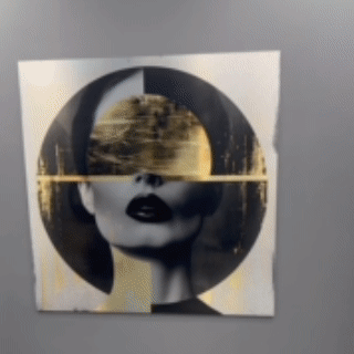 Golden Vision - Aluminium + Varnish