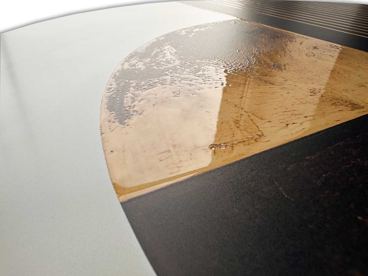 Circle of Balance – Round Aluminum + Varnish