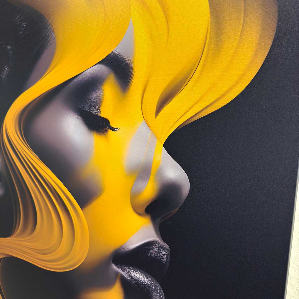 Geltona Banga - Drobės Paveikslas