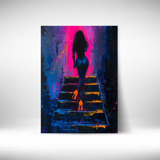 Orange Heels - Neon Canvas