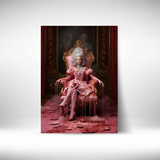 Dripping Paint Princess - Canvas