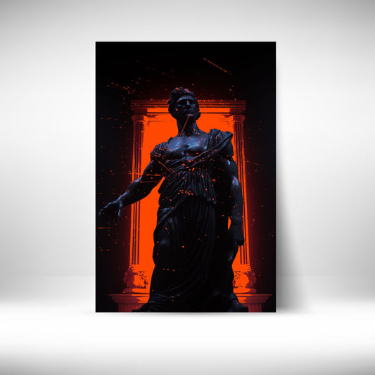 Neon Statue - Neon Print