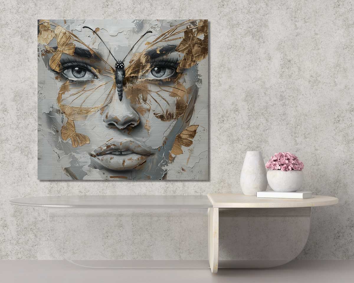 Golden Gaze - Aluminum + Varnish