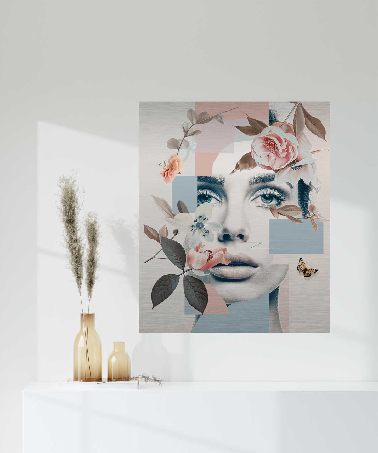 Floral Portrait - Aluminum Print
