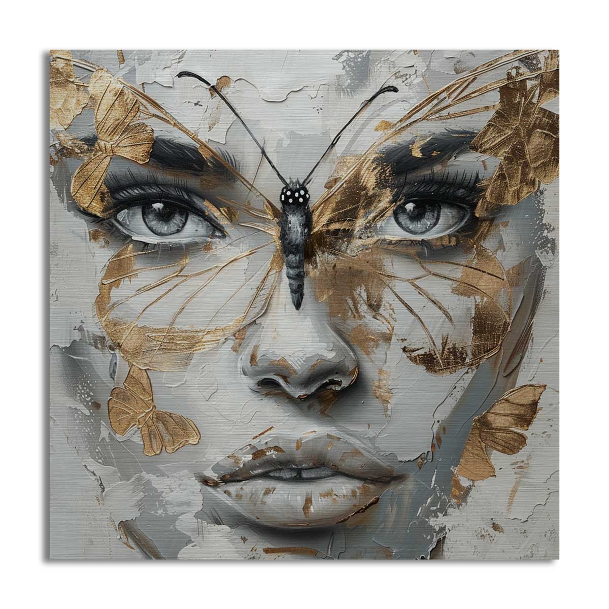 Golden Gaze - Aluminum + Varnish