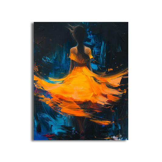 Dance in Flames - Canvas