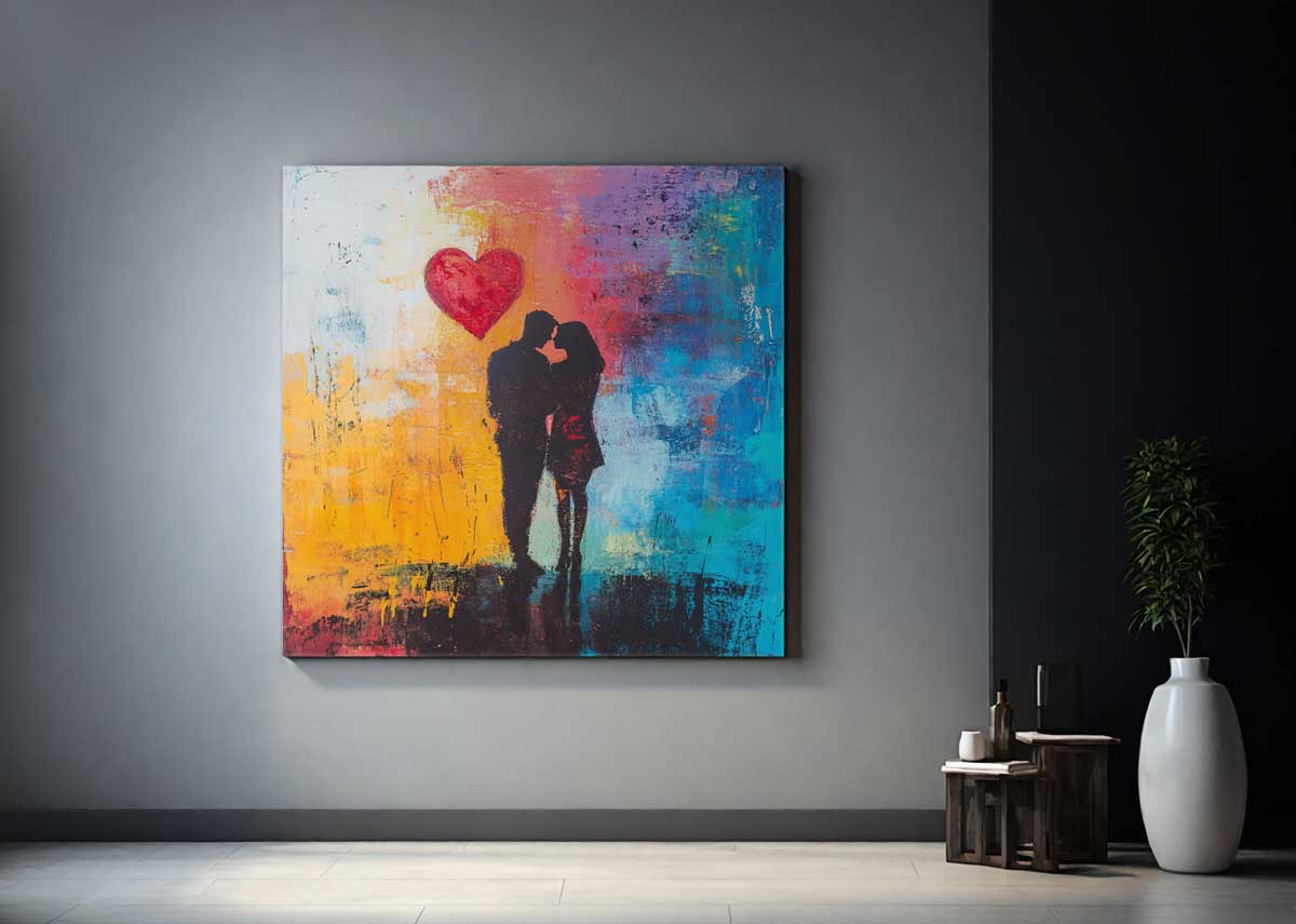 Love In Colors - Canvas