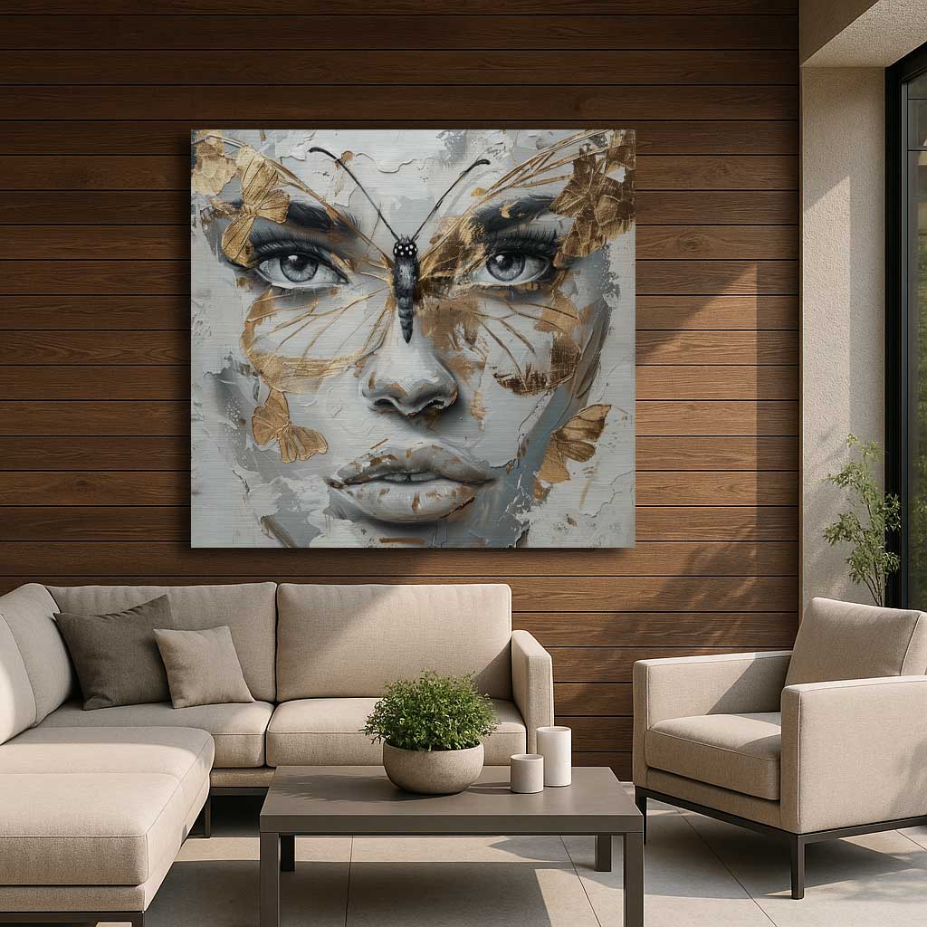 Golden Gaze - Aluminum + Varnish