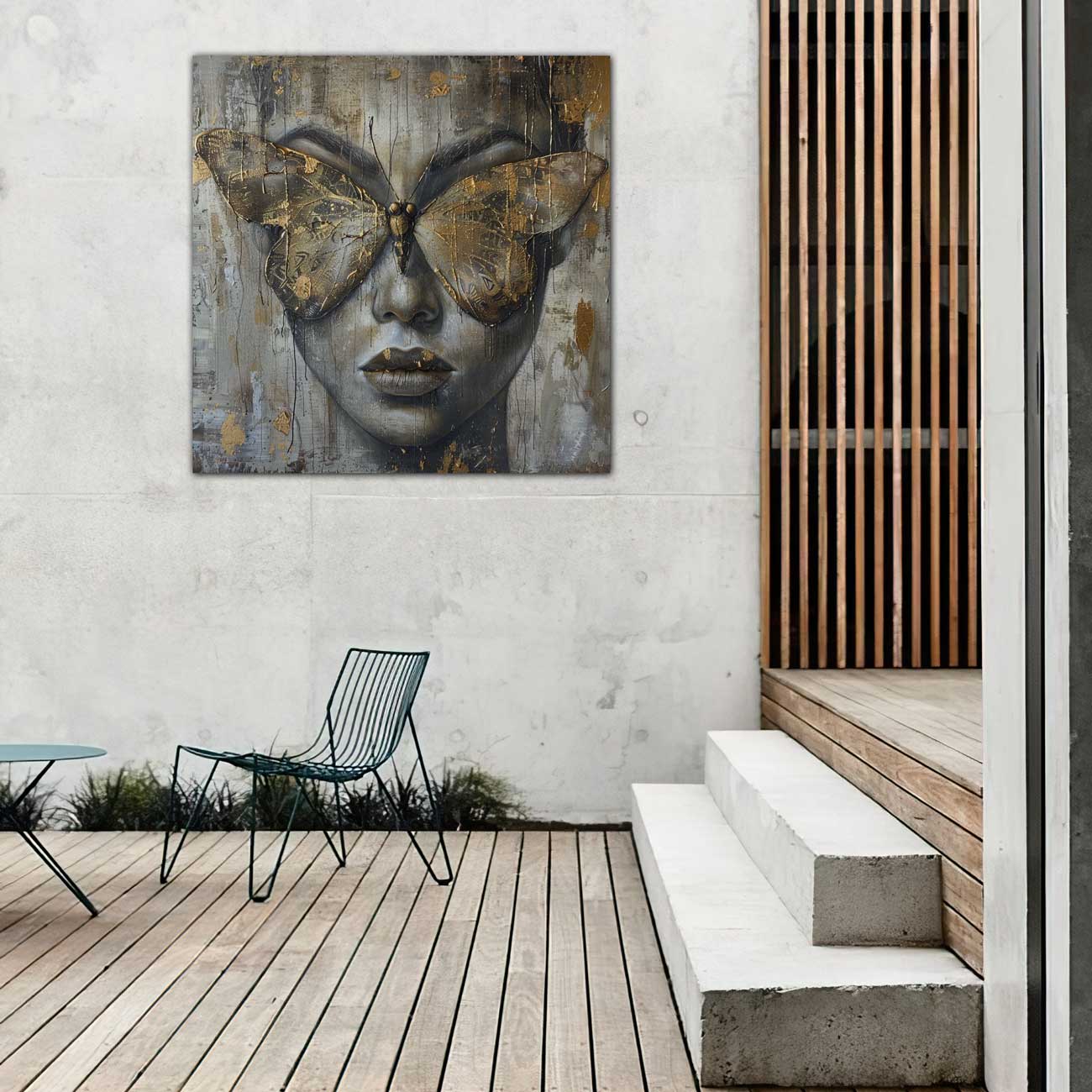 Butterfly Eyes - Aluminium + Varnish