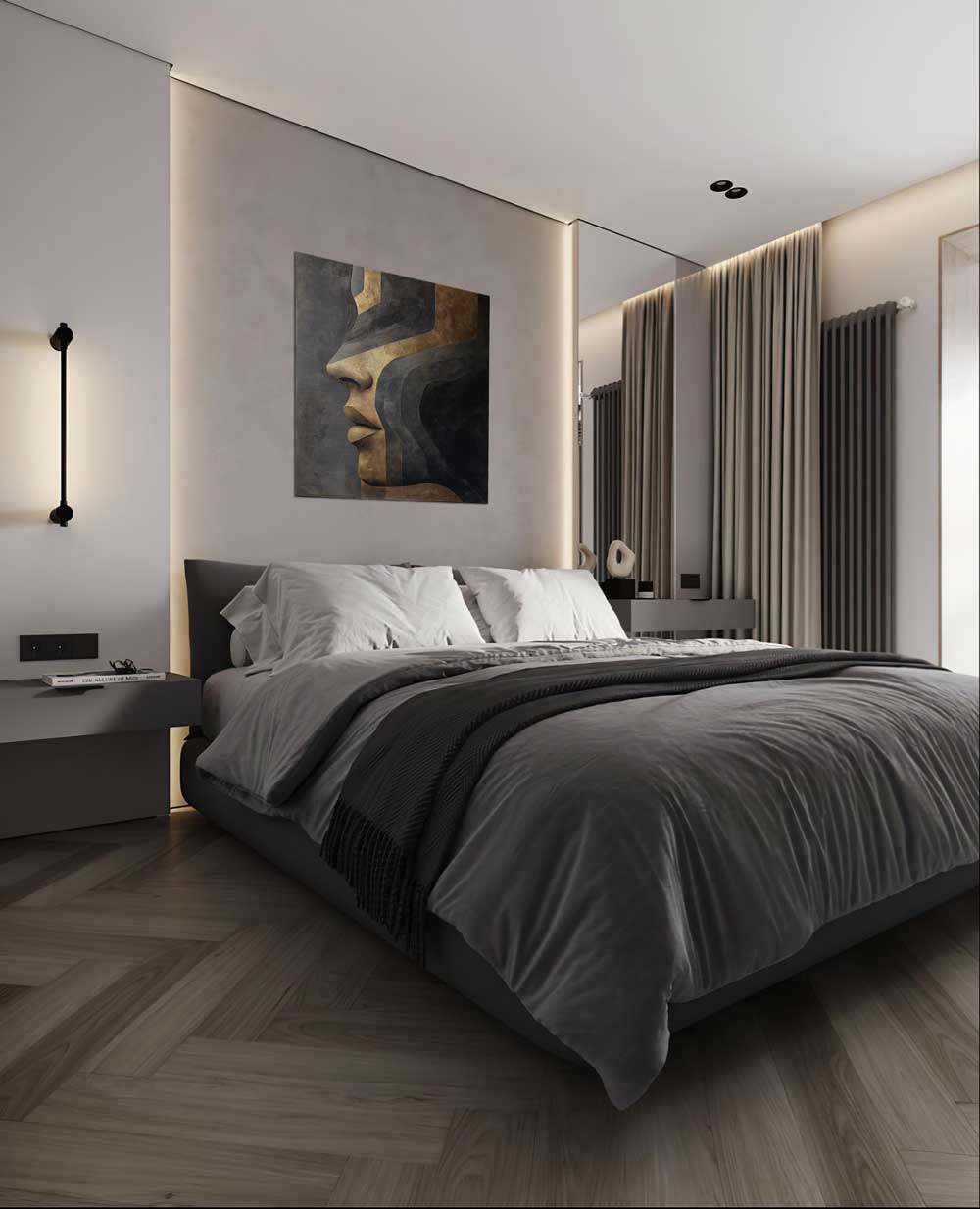 Outline of Silence - Aluminum Wall Art