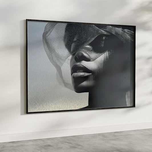 Metal Print  - Elegant Lady