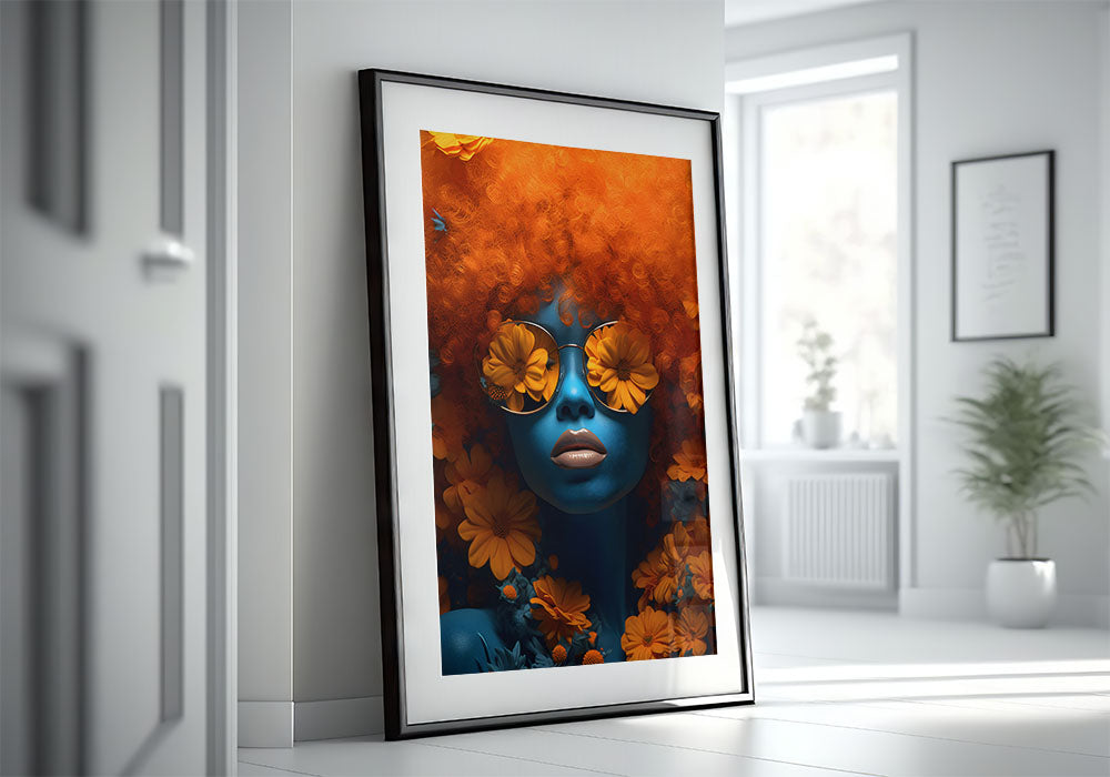 Orange Avatar - Canvas