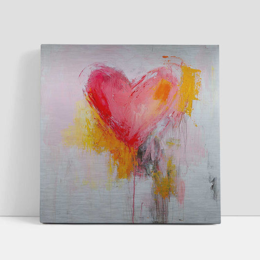 Abstract Heart - Aluminium Print