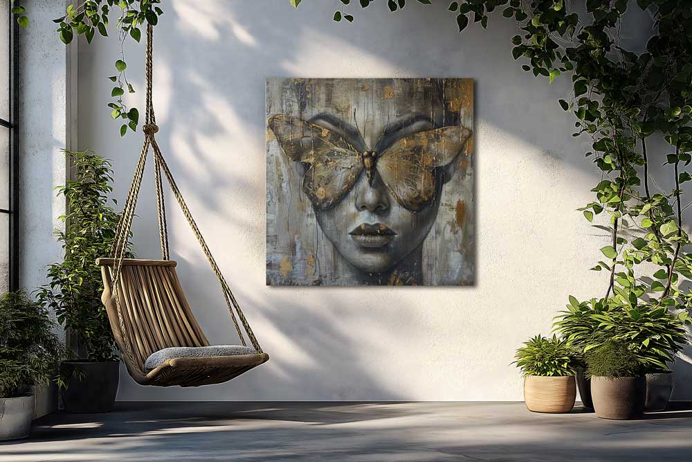 Butterfly Eyes - Aluminium + Varnish