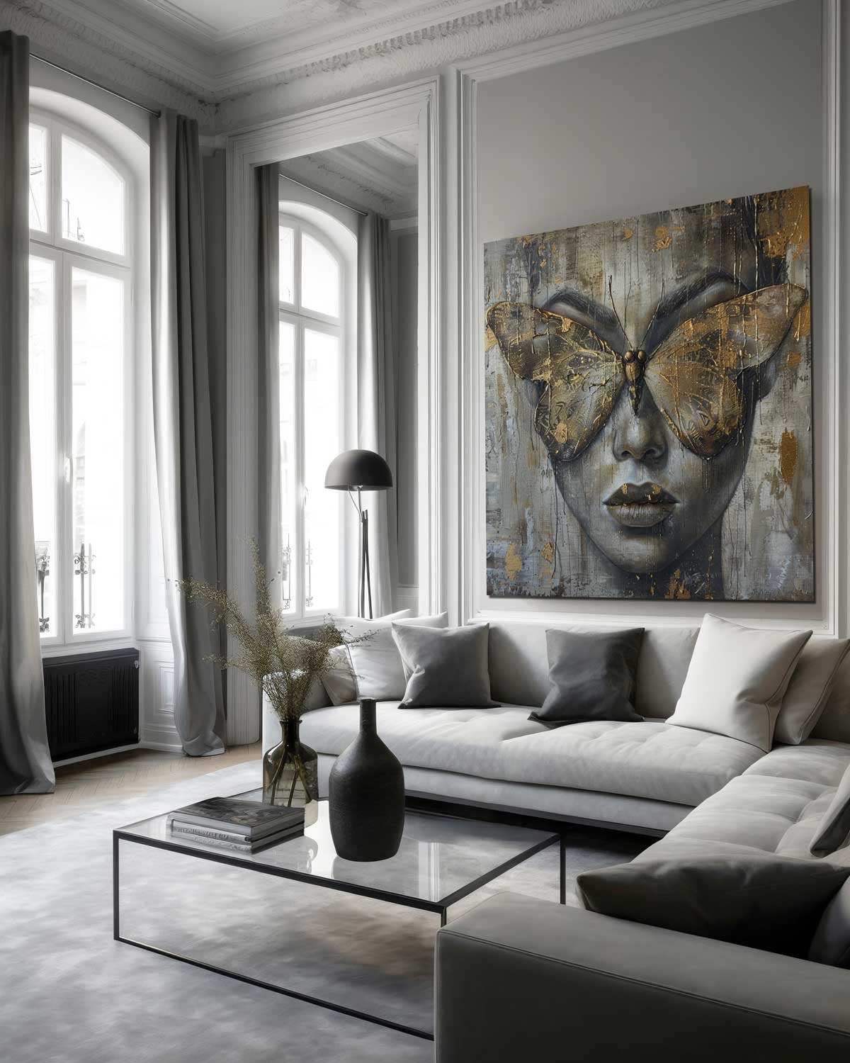 Butterfly Eyes - Aluminium + Varnish