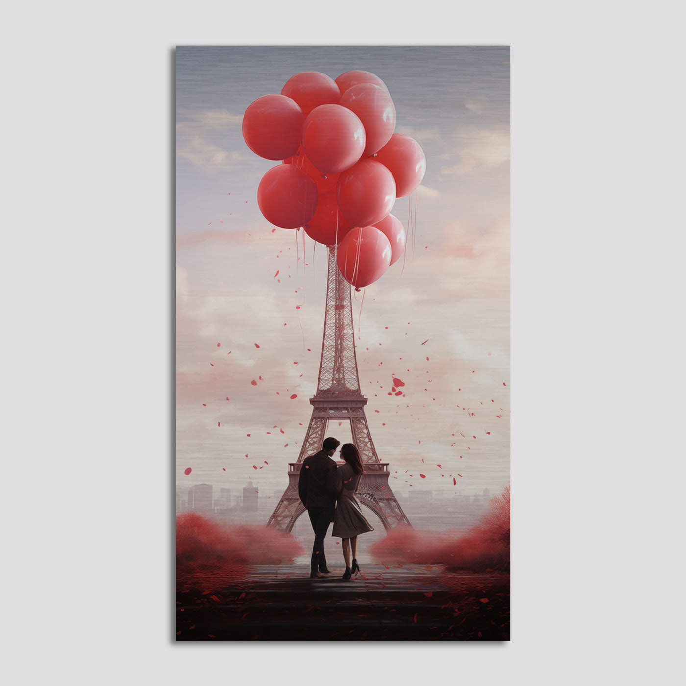 Paris Balloons - Aluminium Print