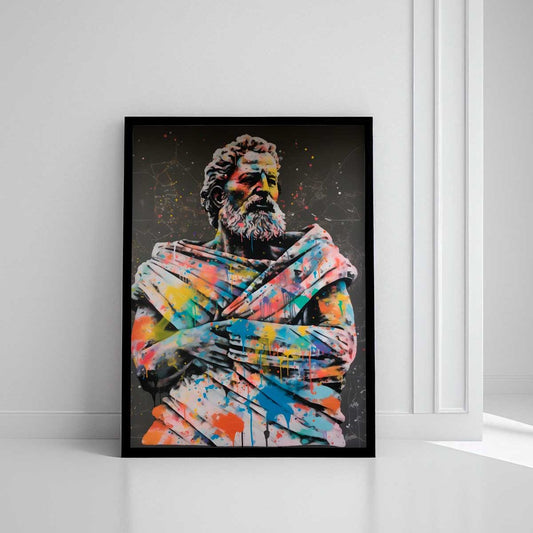 Urban Greek God - Canvas Print