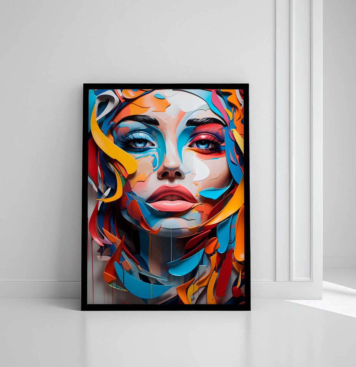 Colourful Layers - Canvas Print
