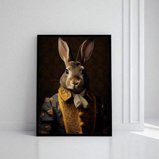 Royal Rabbit -  Canvas Print
