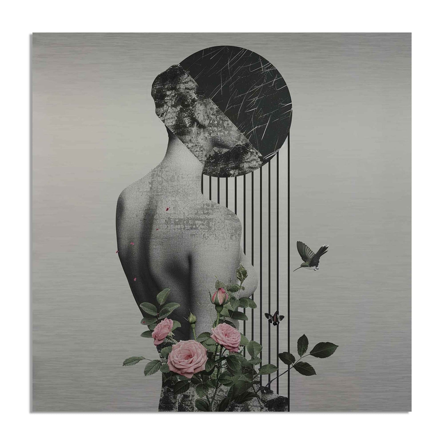 Symphony of Souls 🖤 – 2-Piece Aluminum Wall Art