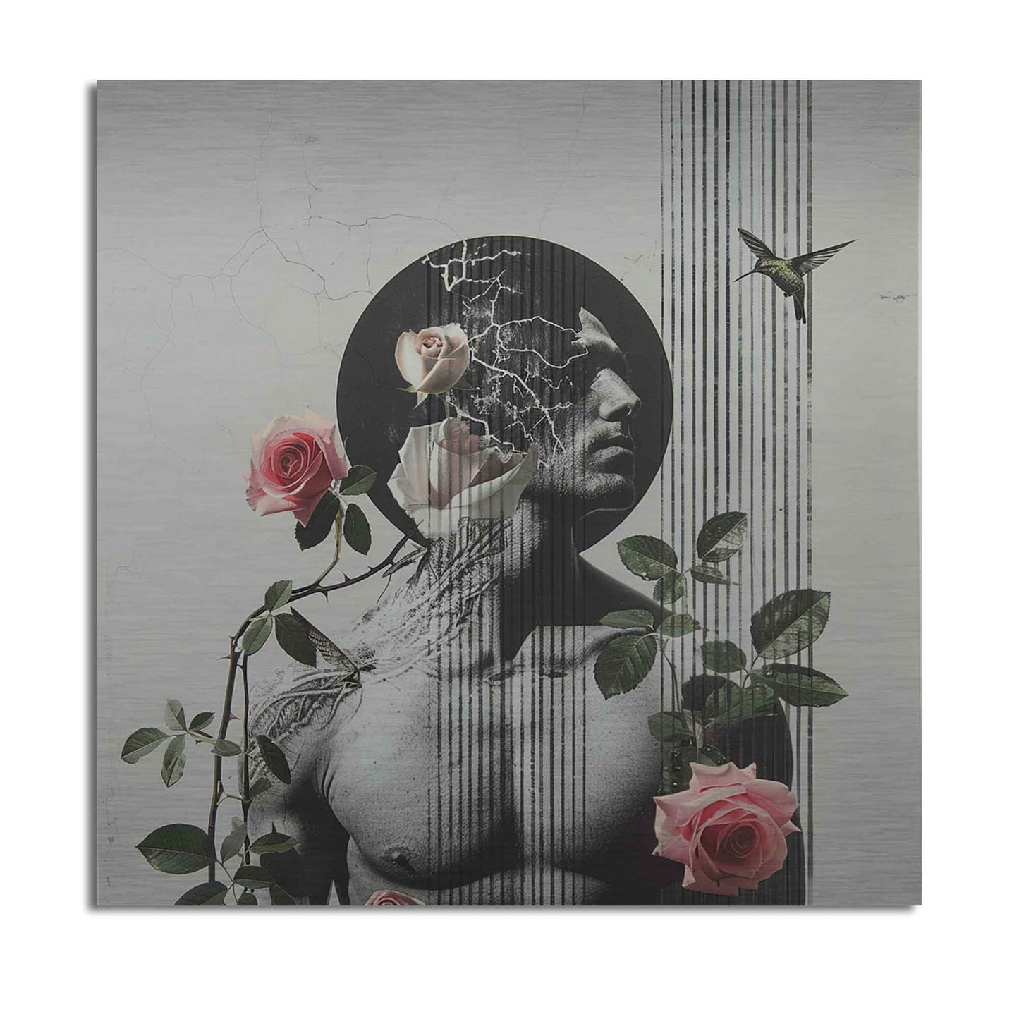 Symphony of Souls 🖤 – 2-Piece Aluminum Wall Art