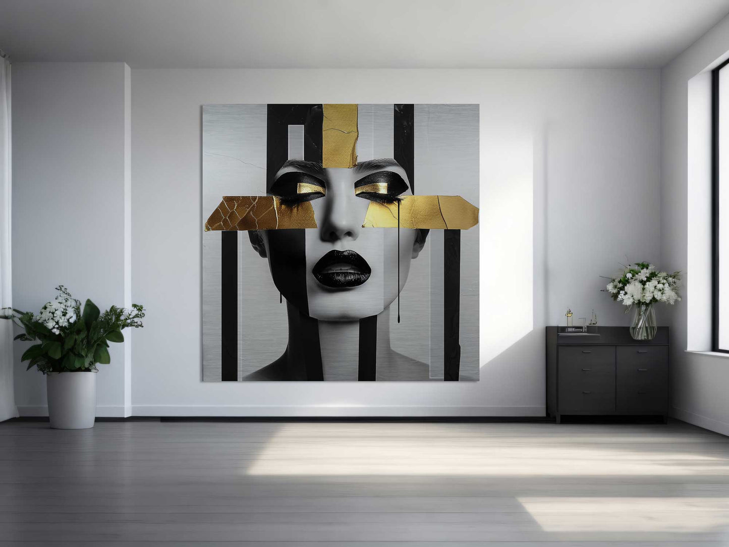 Golden Illusion - Aluminium + Varnish