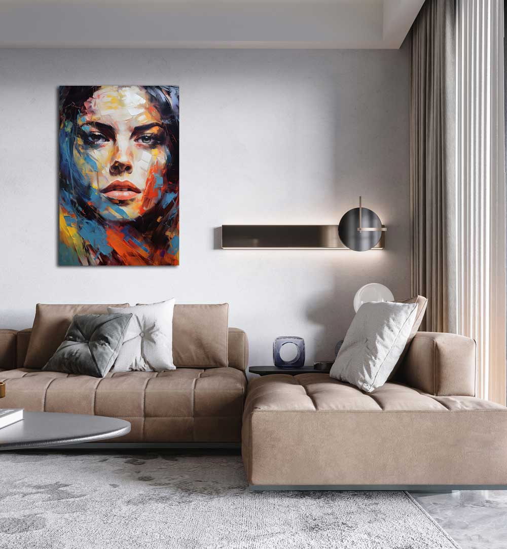 Abstract Lady - Canvas Print