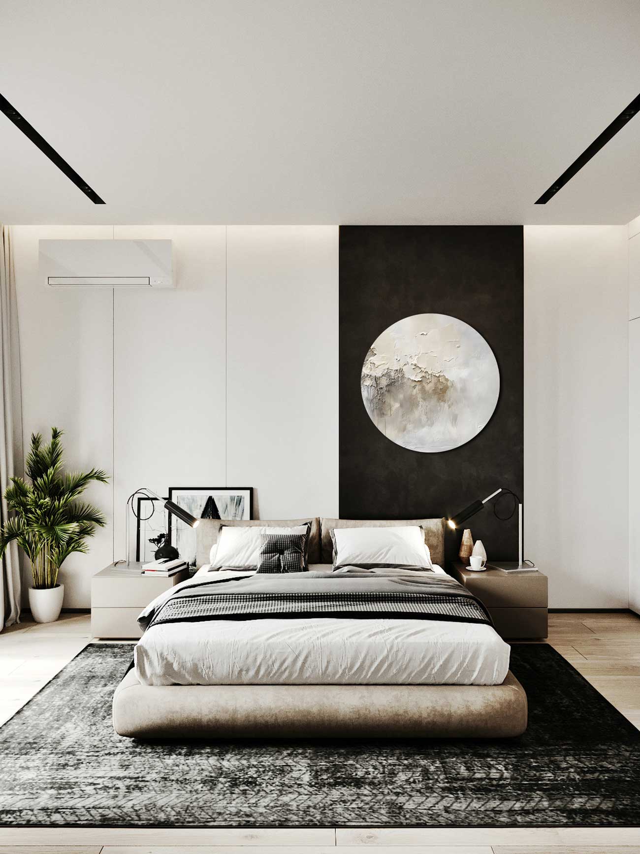 Light Exposure – Round Aluminum Wall Art