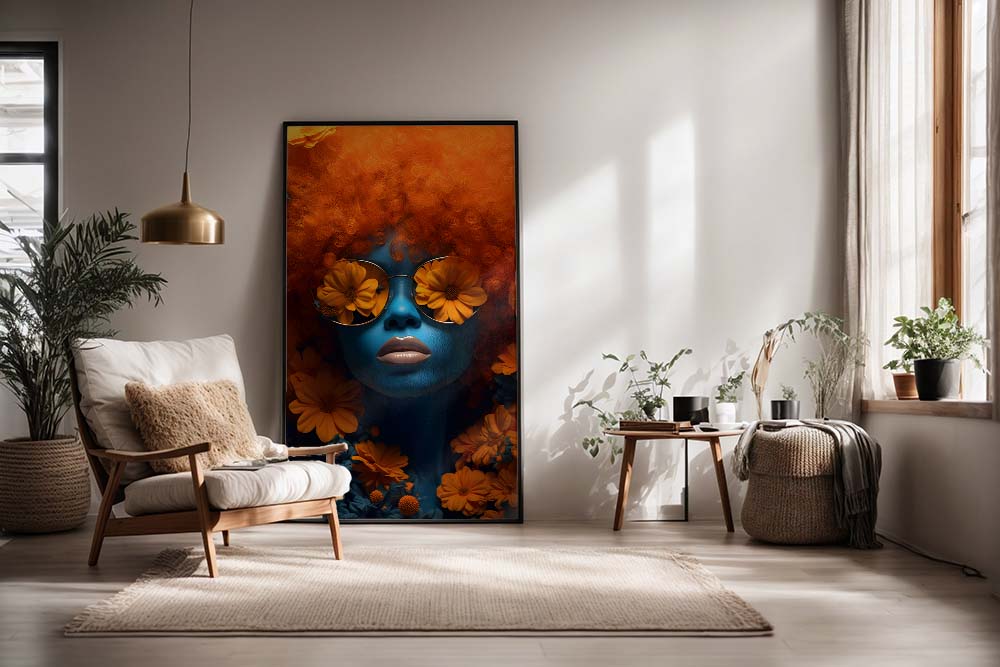 Orange Avatar - Canvas