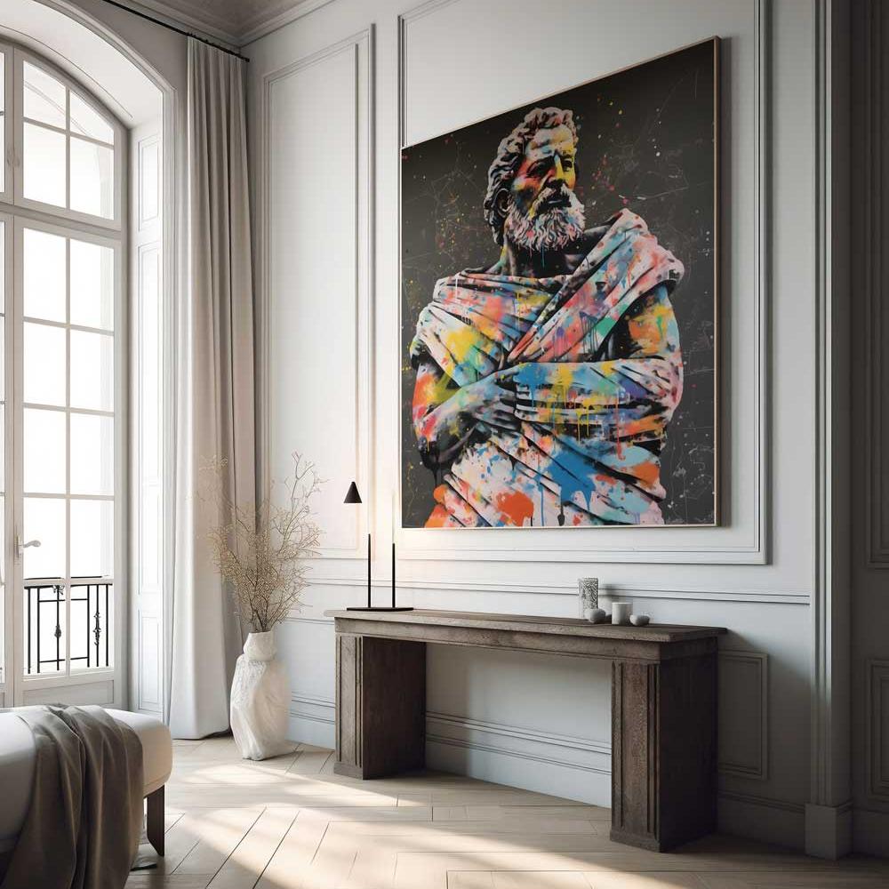 Graikų Dievas - Drobės Paveikslas