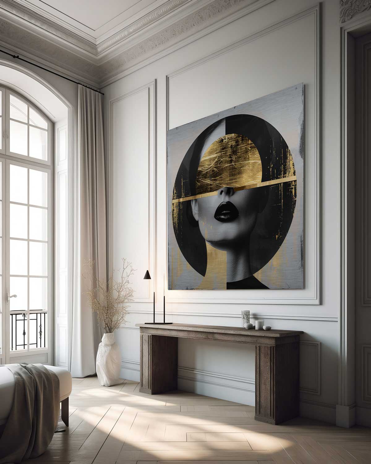 Golden Vision - Aluminium + Varnish