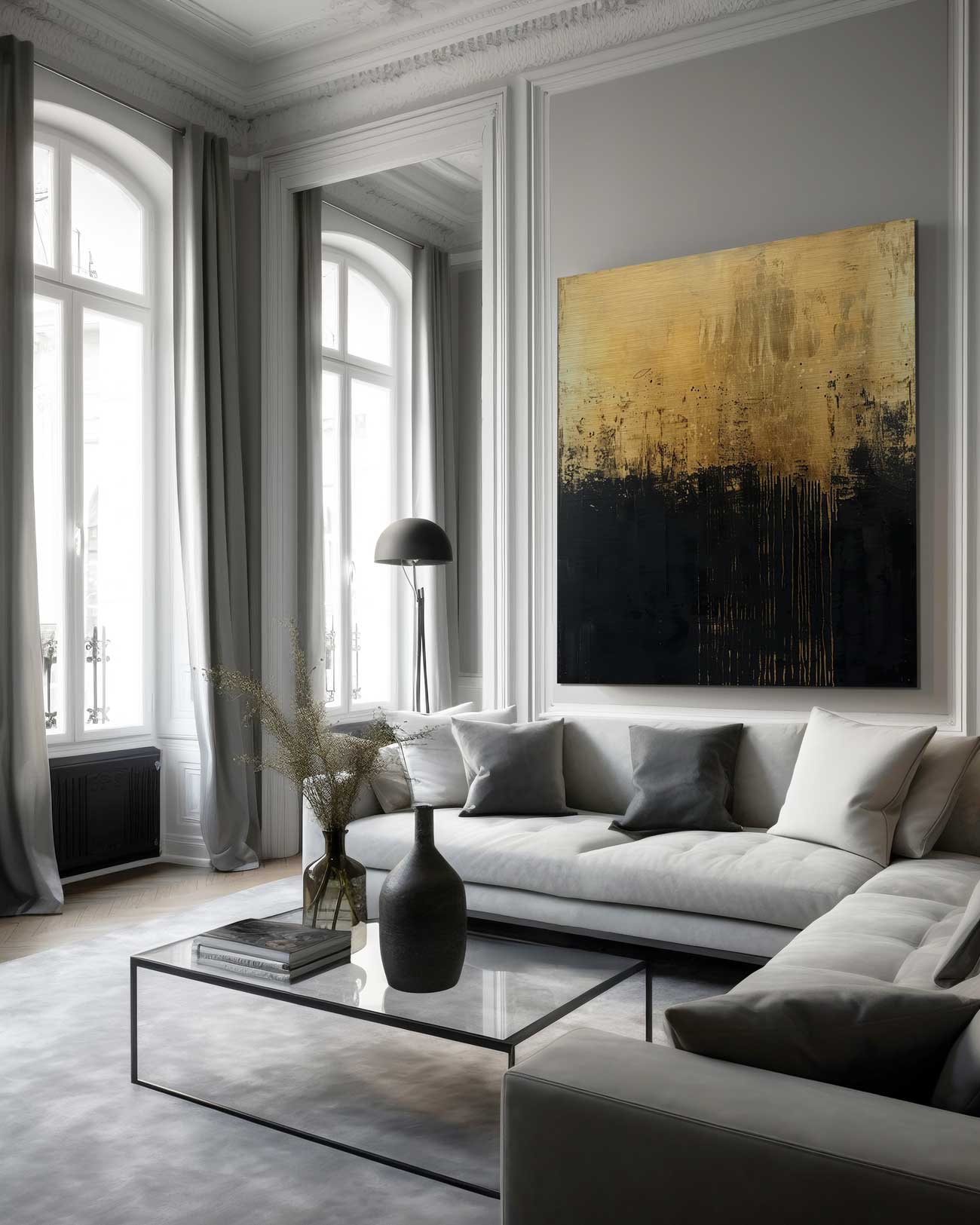 Golden Fall - Aluminium + Varnish