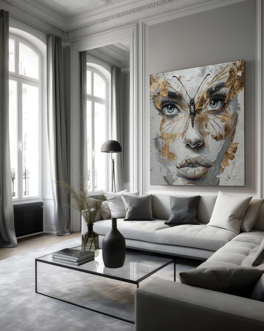 Golden Gaze - Aluminum + Varnish