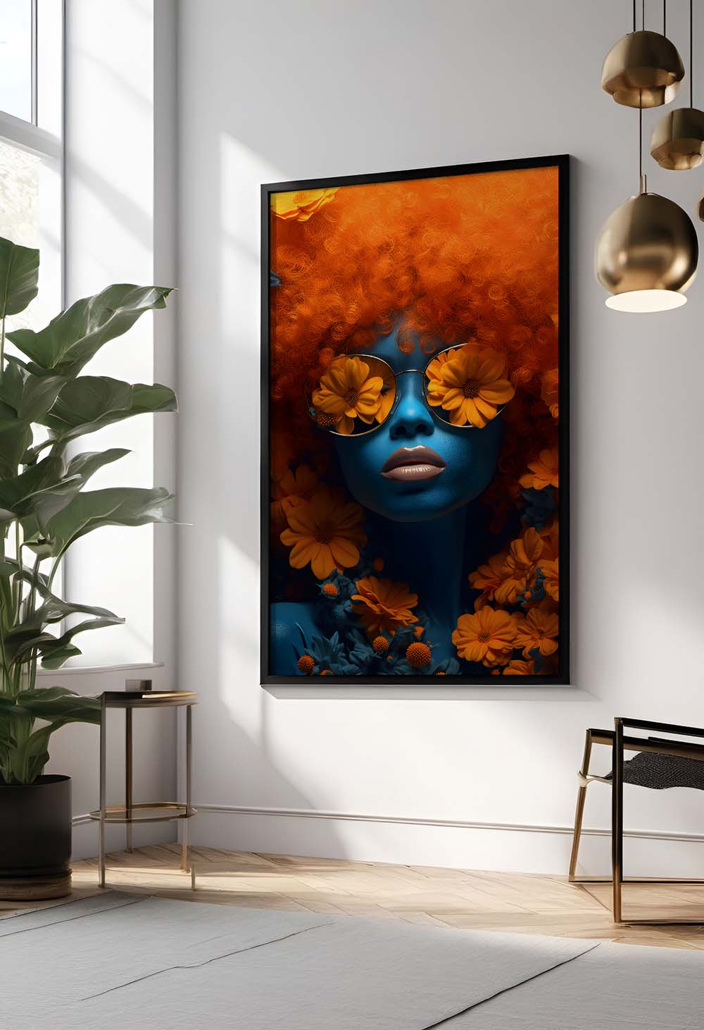 Orange Avatar - Canvas