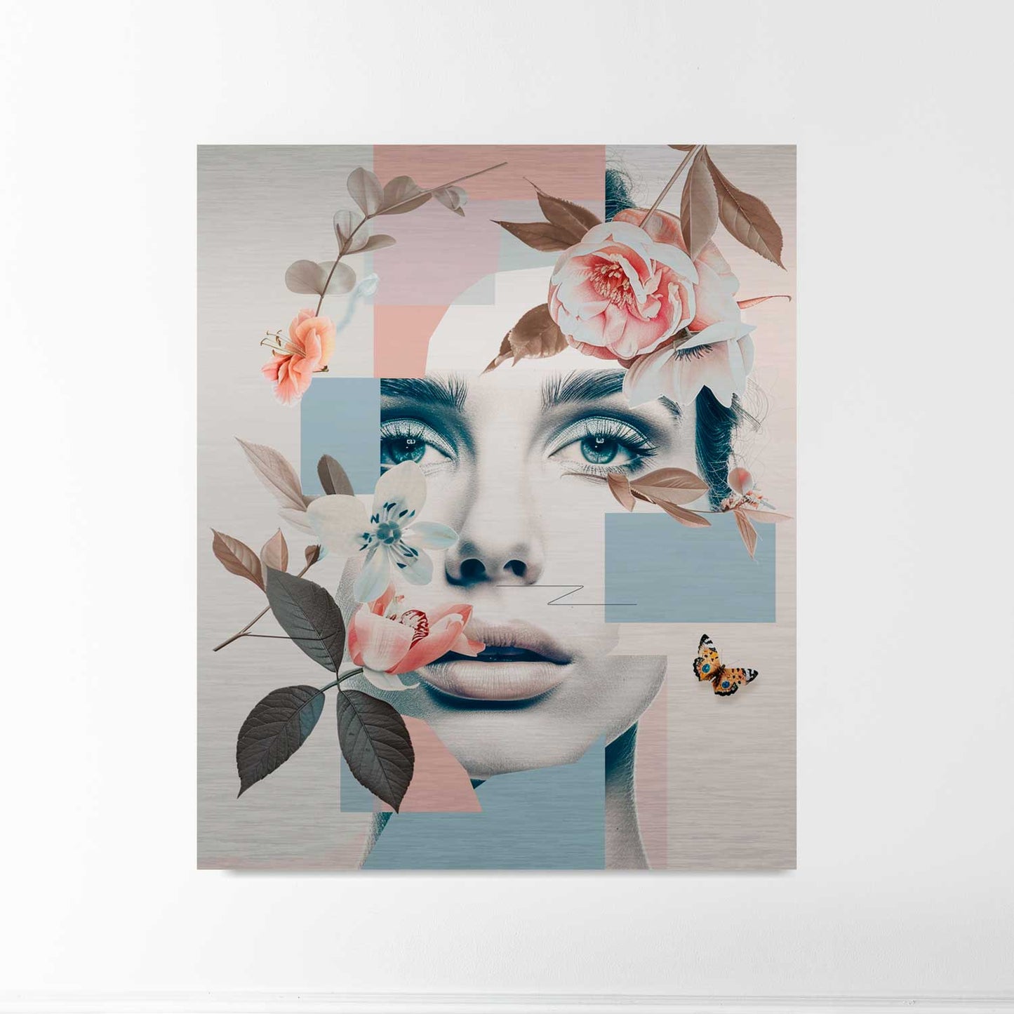 Floral Portrait - Aluminum Print