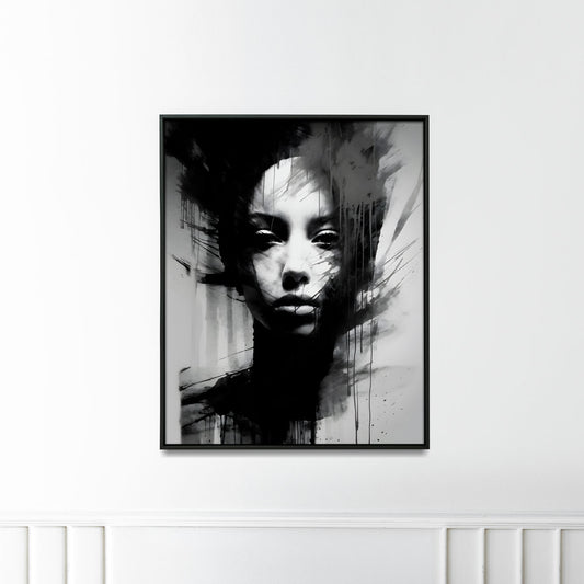 Dark Abstract - Metal Print