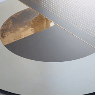 Circle of Balance – Round Aluminum + Varnish