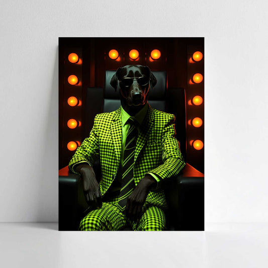 Fancy Dog - Neon Print
