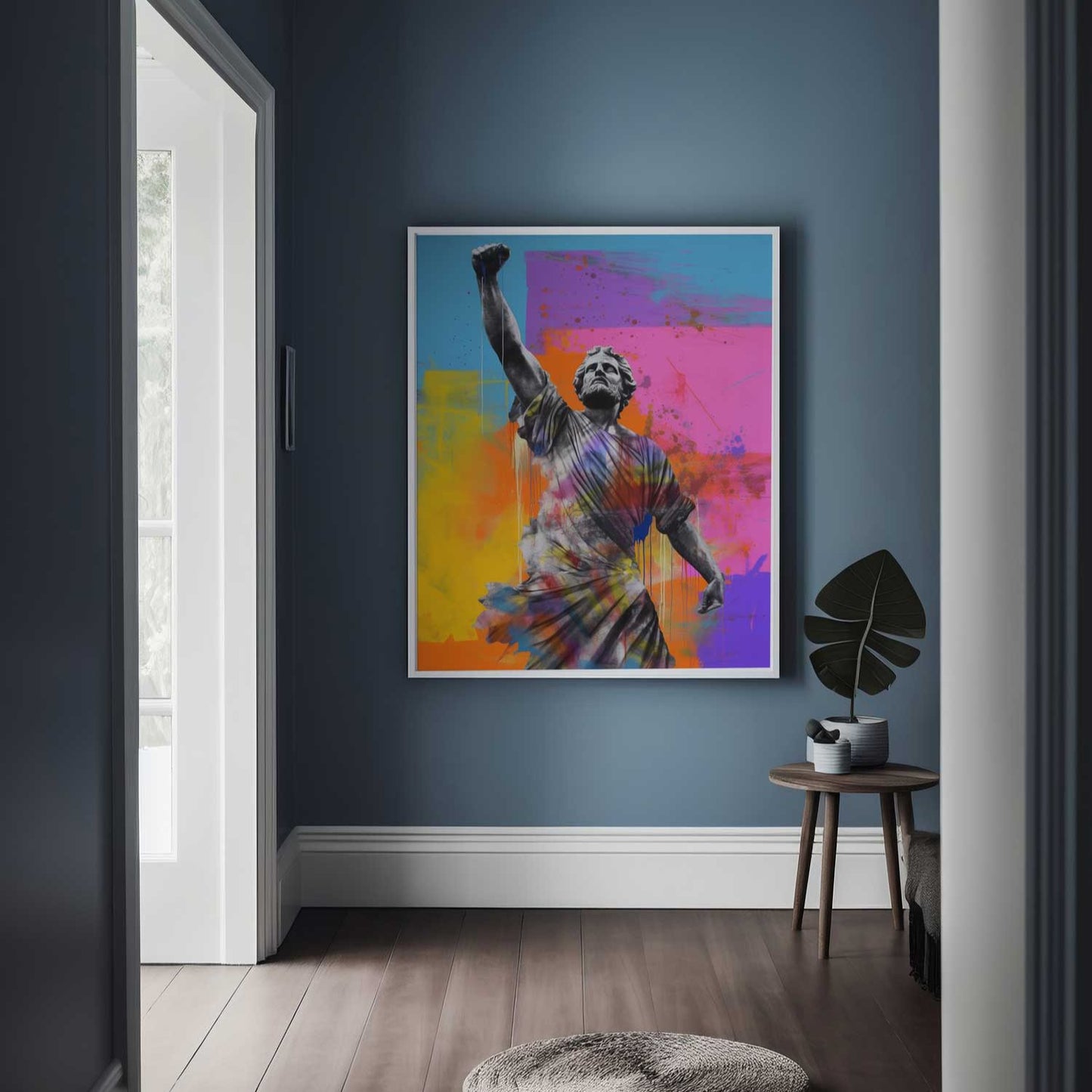 extra large color print art canvas graiku dievas