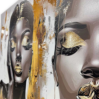 No Hear, No Speak, No Look (Silver Edition) - Canvas + Varnish
