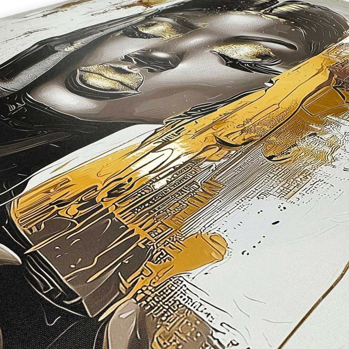 No Hear, No Speak, No Look (Silver Edition) - Canvas + Varnish