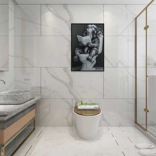 Toilet Elephant - Aluminium