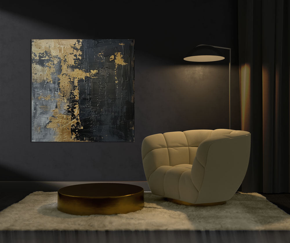 Gold Touched by Light - Aluminum + Varnish